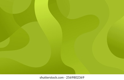 Abstract Liquid Background with green gradient for Wallpaper, Web, Banner, Presentation, and etc.