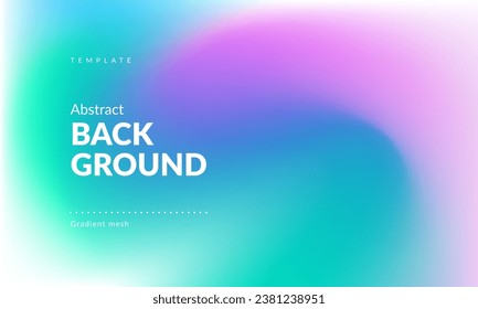 Abstrakter, flüssiger Hintergrund für Landing-Seiten, und Web-Banner, soziale Medien, deckt Website, Headers Beiträge. Gesichtsmasche. Flüssigkeitsfarbmischung. Unscharfe Farbmischung. Moderne Design-Vorlage. Vektor-EPS