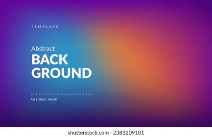 Abstract liquid background for landing pages, ad web banners, social media, covers website, headers posts. Gradient mesh. Fluid color blend. Blurred colorful mix. Modern design template. Vector EPS