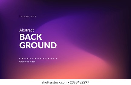 Abstract liquid background for landing pages, ad web banners, social media, covers website, headers posts. Gradient mesh. Fluid color blend. Blurred colorful mix. Modern design template. Vector EPS