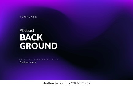 Abstract liquid background for landing pages, ad web banners, social media, covers website, headers posts. Gradient mesh. Fluid color blend. Blurred colorful mix. Modern design template. Vector EPS