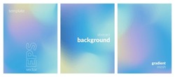 Abstract Liquid Background Layout. Bright Color Blend. Blurred Fluid Effect. Gradient Mesh. Mockup Modern Design Template For Posters, Ad Banners, Brochures, Flyers, Covers, Websites. EPS Vector Image
