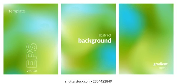 Abstract liquid background layout. Bright color blend. Blurred fluid effect. Gradient mesh. Mockup modern design template for posters, ad banners, brochures, flyers, covers, websites. EPS vector image