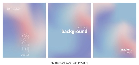 Gradient websites Blurred background