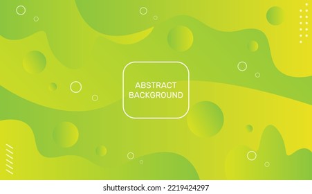 Abstract liquid background with lemon fruit color concept. Creative illustration for poster, brochure, landing, page, cover, ad, promotion. Eps10 vector