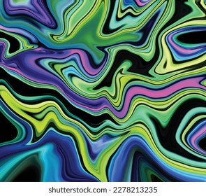 Abstrakter, flüssiger Hintergrund Marmor Textur-Tinte rippelt Aquarell-Design