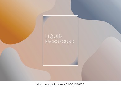 Resumen de fondo líquido. tonos mínimos. forma de fondo líquido tono suave. diseño esp10.