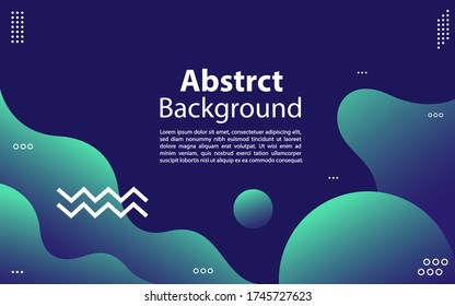 Abstract Liquid Background Modern Dynamic Graphic Element.