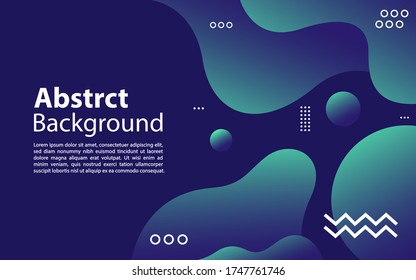 Abstrakter flüssiger Hintergrund Modernes dynamisches Grafikelement.