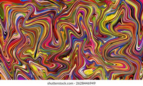 Abstract Liquid Background. Oil paint on glass. Colorful abstract wallpaper, background liquid texture image. used as wallpaper, poster and banner design.