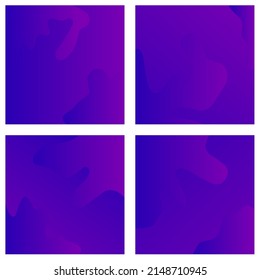 Abstract liquid background paper set. Bright trendy color contrast, fluid, flow forms. Can be used as banner, presentation, flyer, poster, web design, website, invitation