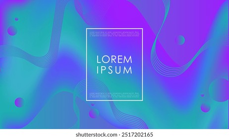 Abstract liquid background, poster, banner or cover design.