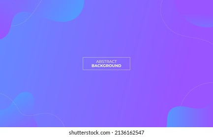 Abstract Liquid Background with purple and blue gradient for Wallpaper, Web, Banner, Presentation, and etc.
