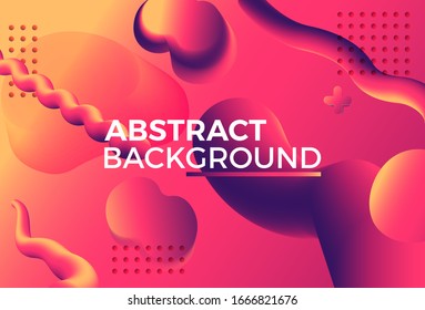 Abstract Liquid Background with Russian Violet, Rich Maroon, Radical Red and Light Tangelo.
