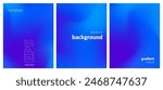 Abstract liquid background set. Gradient mesh. Effect bright color blend. Blurred fluid colorful mix. Modern design template for web covers, ad banners, posters, brochures, flyers. Vector image EPS
