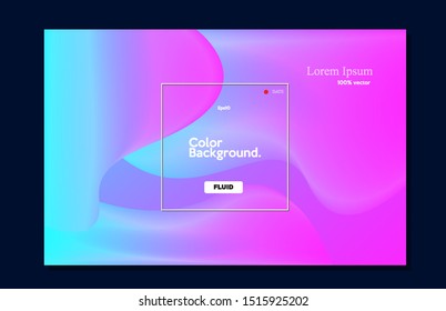 Abstract liquid. Background simple colorful. Trendy shape composition eps10 -Vector