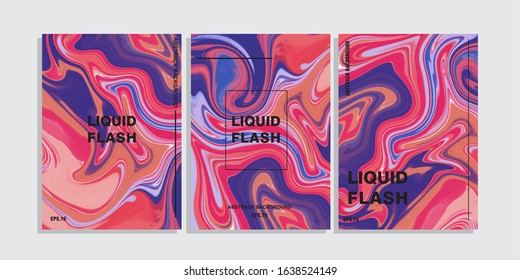 Abstract Liquid Background Splash color