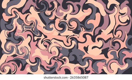 Abstract liquid background sticky texture caramel chocolate