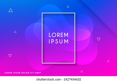 Abstract Liquid Background Vibrant Gradient Color Stock Vector (Royalty ...