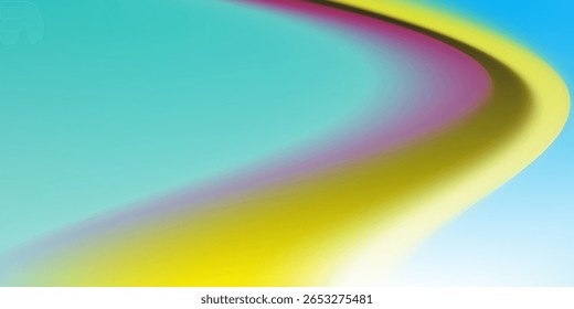 Abstrato arco-íris de fundo líquido. Mistura de cores brilhantes. Efeito de fluido turvo. Gradiente de arte simples do conceito 