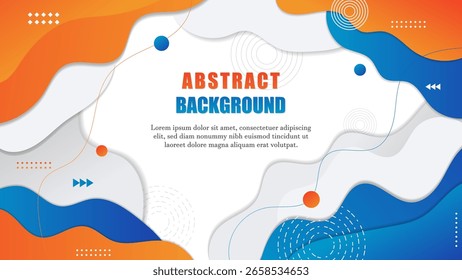 Fundo líquido abstrato com ondas e linhas. Perfeito para banners, convites ou outros monitores.