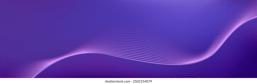 Abstract liquid background. White, violet, pink color blend. Blurred fluid effect. Gradient mesh. Line waves. Design template for posters, banners, brochures, flyers, covers, websites, cards. 