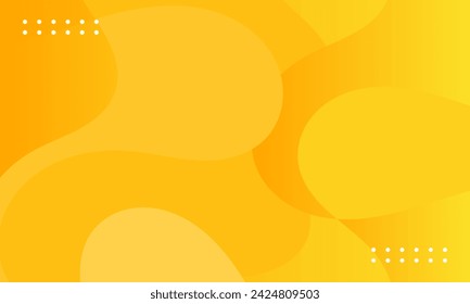 Abstract Liquid Background with yellow gradient for Wallpaper, Web, Banner, Presentation, and etc.