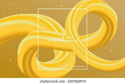 Abstract liquid banner collection colorful Modern banner.