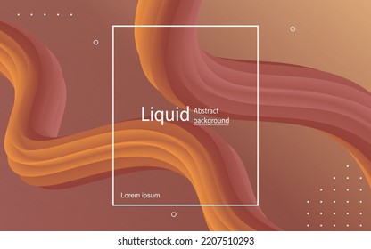 Abstract liquid banner collection colorful Modern banner.