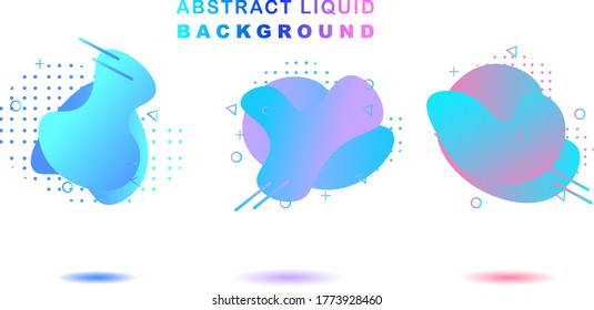 Abstract liquid banner. Suitable for template, background, banner, presentation etc.