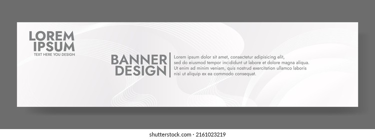 Abstract liquid Banner Template. Modern background design. gradient color. White Dynamic Waves. Fluid shapes composition. Fit for website, banners, wallpapers, brochure, posters