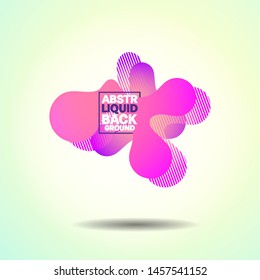 Abstract Liquid Banner Template Purple