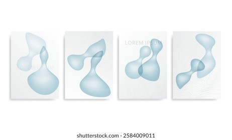 Abstract Liquid Blob  Vector Set Templates