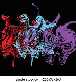 Abstract liquid blobs design background