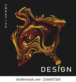 Abstract liquid blobs design background
