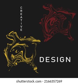 Resumen del fondo del diseño de los blobs líquidos