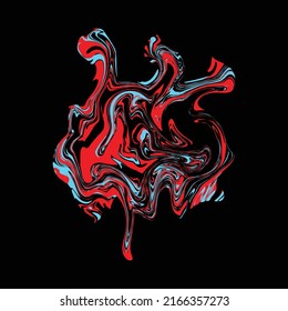 Abstract liquid blobs design background