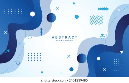abstract liquid blue white gradient wavy background for wallpaper, poster, flyer design.