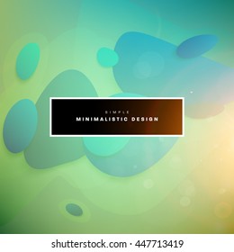 Abstract Liquid Bubbles Shapes for Background. Vector Illustration. Circles Pattern for Business Presentations, Application Cover or Web Site Design.