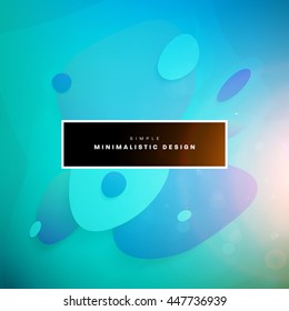 Abstract Liquid Bubbles Shapes for Background. Vector Illustration. Circles Pattern for Business Presentations, Application Cover or Web Site Design.