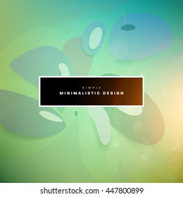 Abstract Liquid Bubbles Shapes for Background. Vector Illustration. Circles Pattern for Business Presentations, Application Cover or Web Site Design.