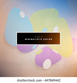 Resumen de las formas de burbujas líquidas para fondo. Ilustración vectorial. Patrón de círculos para presentaciones empresariales, cubierta de aplicaciones o diseño de sitios Web.