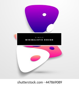 Abstract Liquid Bubbles Shapes for Background. Vector Illustration. Circles Pattern for Business Presentations, Application Cover or Web Site Design.