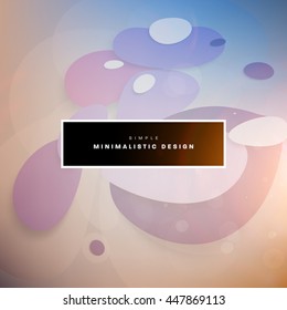Resumen de las formas de burbujas líquidas para fondo. Ilustración vectorial. Patrón de círculos para presentaciones empresariales, cubierta de aplicaciones o diseño de sitios Web.