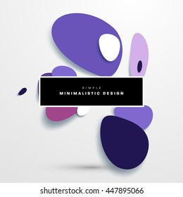 Abstract Liquid Bubbles Shapes for Background. Vector Illustration. Circles Pattern for Business Presentations, Application Cover or Web Site Design.