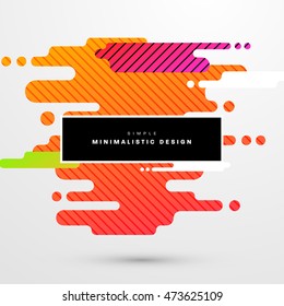 Abstract Liquid Bubbles Shapes for Background. Vector Illustration. Circles Pattern for Business Presentations, Application Cover or Web Site Design.