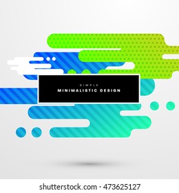 Abstrakte flüssige Blasen Formen für Hintergrund. Vektorgrafik. Circles Muster für Geschäftspräsentationen, Anwendungsabdeckung oder Webseitendesign.