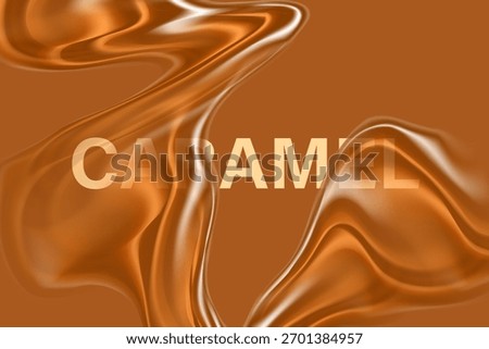 Abstract liquid caramel splash texture, luxury brown, rich fluid gradient background with copy space. Flowing wave form, elegant smooth glass shape design element decoration. Beauty backdrop banner.
