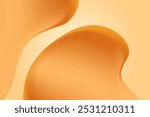 Abstract liquid caramel texture, rich smooth fluid gradient, jelly or pudding textured background with copy space. Flowing organic forms, elegant glowing gel or oil, serum product display