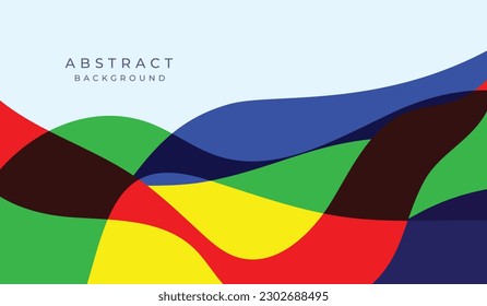 Resumen de diseño de fondo de color líquido.